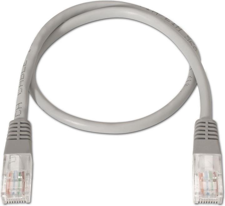 Actual product image Aisens A135-0229 Network cable grey 1 m Cat6 U/UTP (UTP) (U/UTP, CAT6, 1 m)
