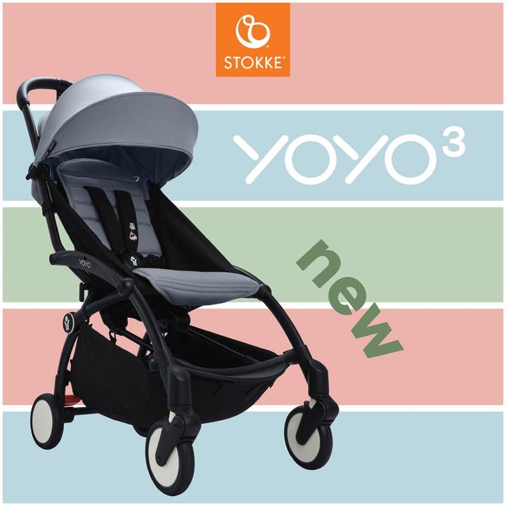 Actual product image Stokke YOYO³ 0+ white with 6+ textile set