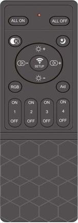 Nova Luce CONTROLLER LED remote control black cm dimmable 9530224