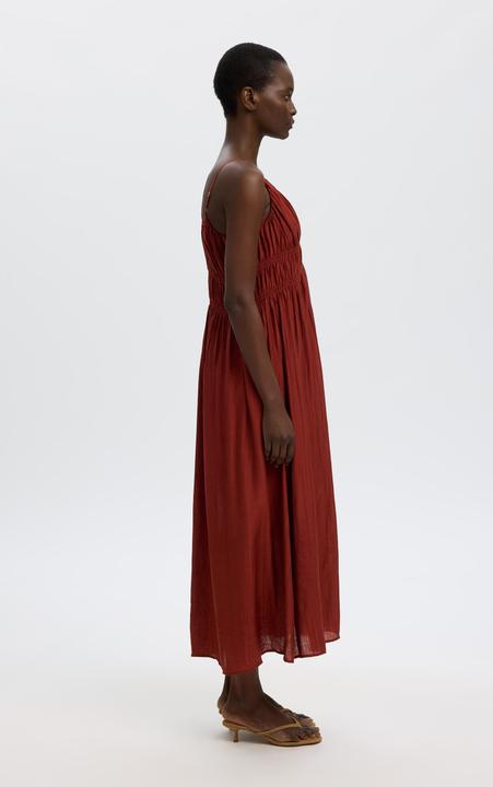 Image du produit Selected V-Ausschnitt Spaghetti Maxikleid (34)