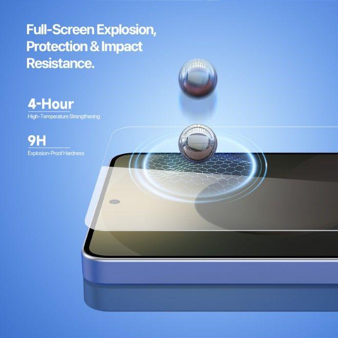 Produktbild Dux Ducis Roga Series Schutzglas mit Auto Alignment Kit (1 Stk., Samsung Galaxy S26)