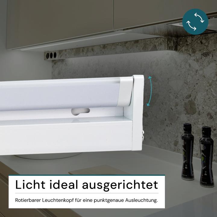 Produktbild Luxula LED-Unterbauleuchte, 16W, EEK: E, 1600lm, CCT, IP20, dimmbar, weiss, 115cm (1600 lm)