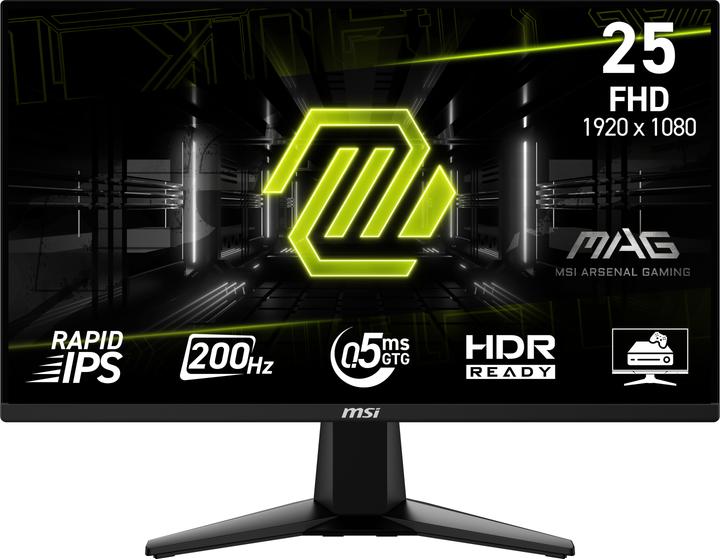 Actual product image MSI 24.5 IPS MONITOR MAG 255F E20 (1920 x 1080 pixels, 24.50")