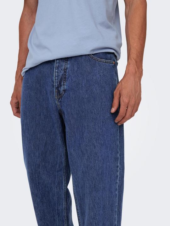Produktbild Only & Sons ONSFive mittelblaue Loose Fit Jeans