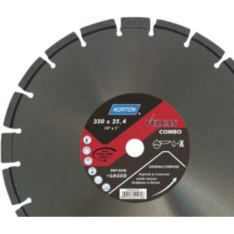 Saint-Gobain, Sägeblatt, Diamantklinge 400x10x3,2x25,4 - vulcan Combo velegnet til byggematerialer, asfalt beton