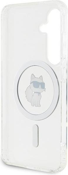 Produktbild Karl Lagerfeld KLHMS24SHFCCNOT S24 S921 przeźroczysty/transparent hardcase IML Choupette MagSafe (Samsung Galaxy S24)