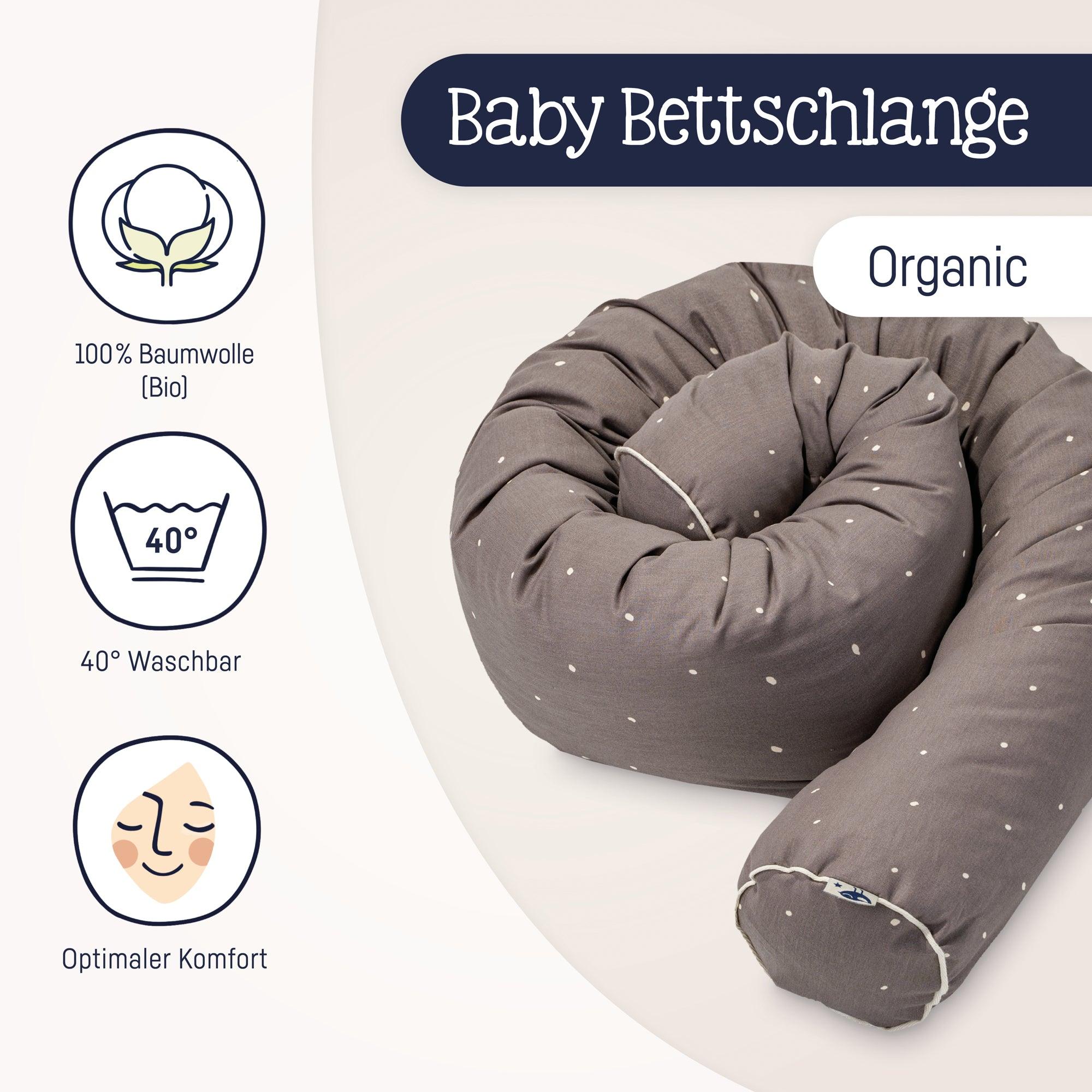Julius Zöllner, Babynest, Bettschlange Organic Wild Dots