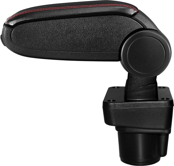 Immagine prodotto Pro-Tec Bracciolo centrale Ford Ka Plus con vano portaoggetti in similpelle nera con cuciture rosse