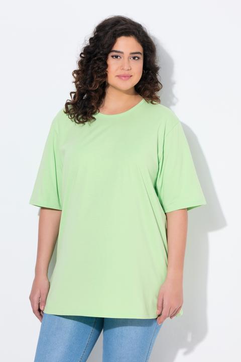 Produktbild Ulla Popken T-Shirt, Rundhalsausschnitt, Relaxed, Halbarm (54)