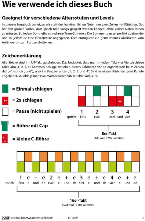 Produktbild Erlebnis Boomwhackers® Songbook (mit MP3-CD) (Deutsch, Uwe Pfauch, 2017)