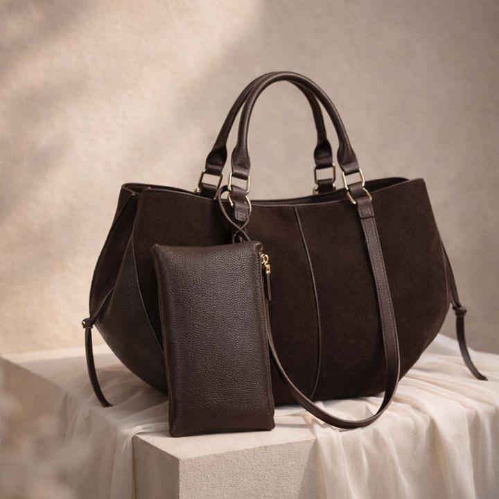 Immagine prodotto Gallantry Damen Shopper Materialmix mit Pochette