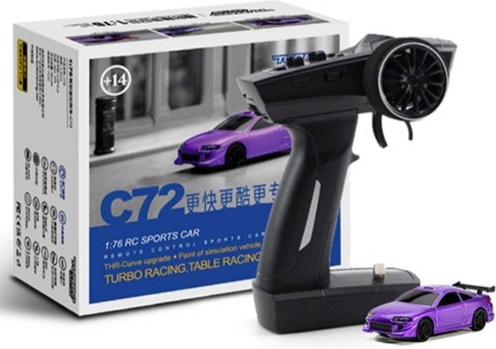 Actual product image Turbo Racing 1:76 C73 Sports RC Car RTR purple (RTR Ready-to-Run)