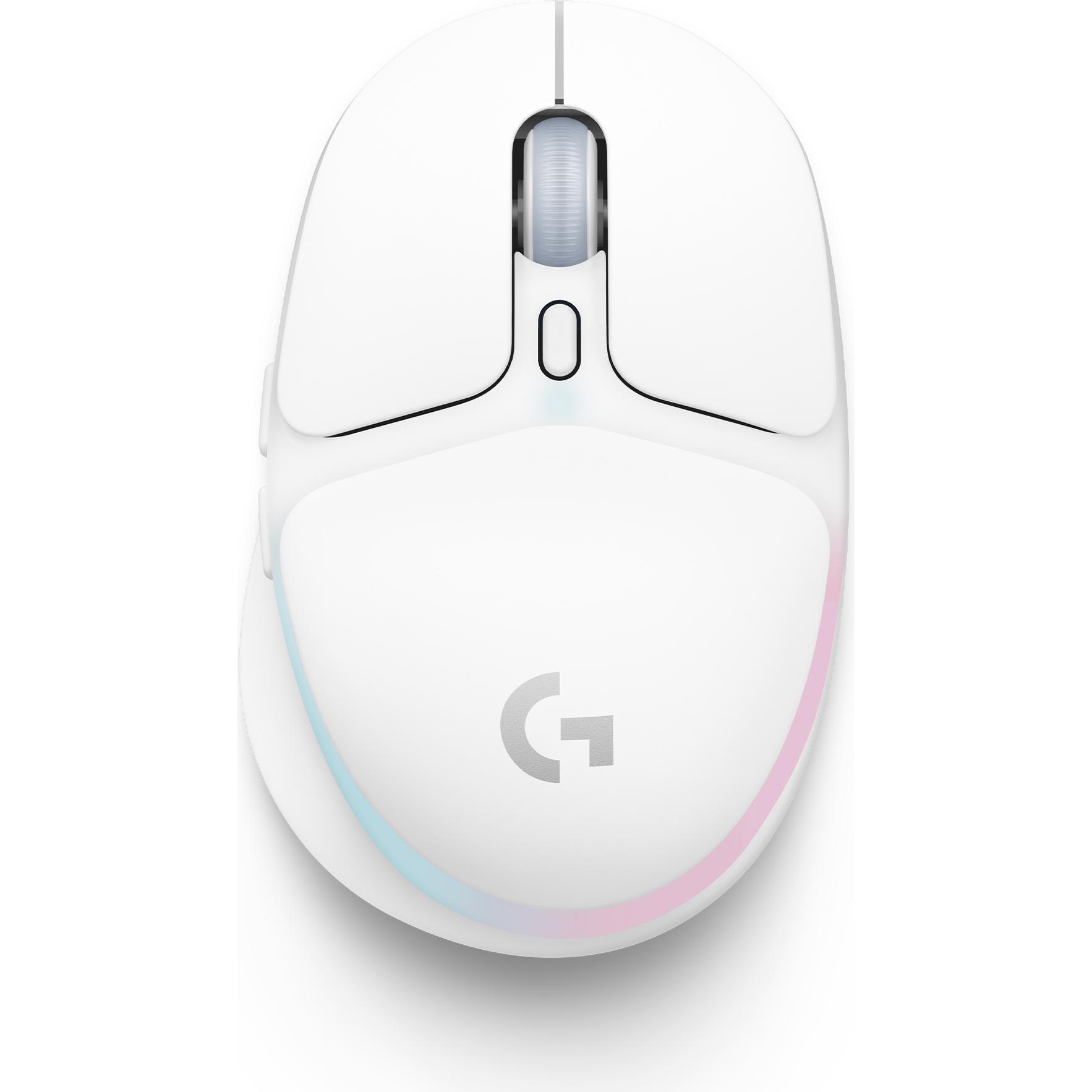 Logitech G G705 Gaming (Kabellos), Maus, Weiss