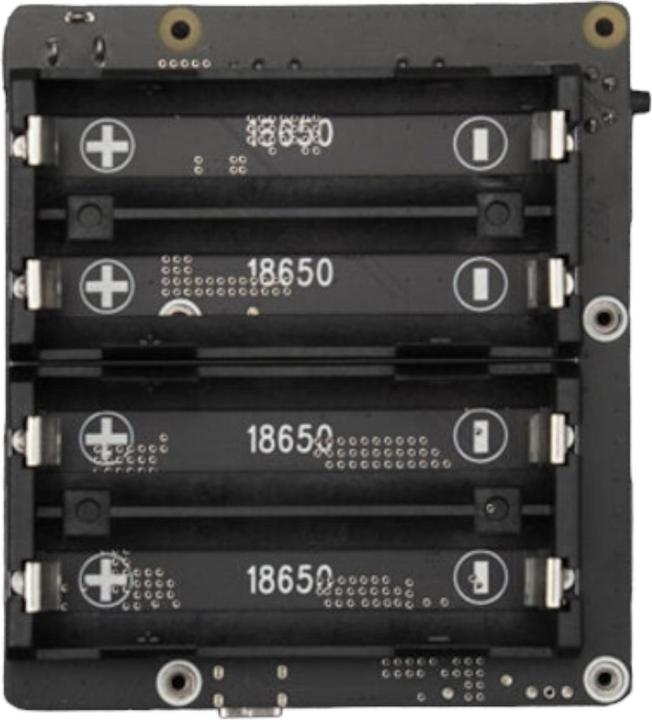 Actual product image DFRobot UPS HAT 5A 4x18650 battery board for Raspberry Pi 5