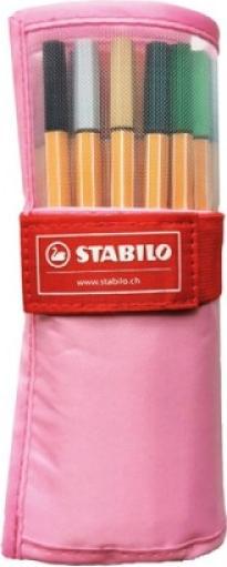 Produktbild STABILO Pen 68 Rollerset Arty (Pastellfarben, 25x)