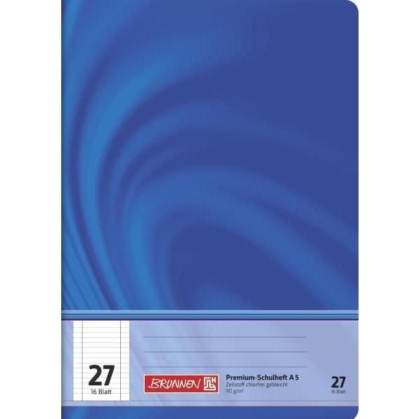 Brunnen, Heft + Block, Schulheft Young Vivendi A5 Lineatur 27 90 g/qm 16 Blatt (A5, Liniert)