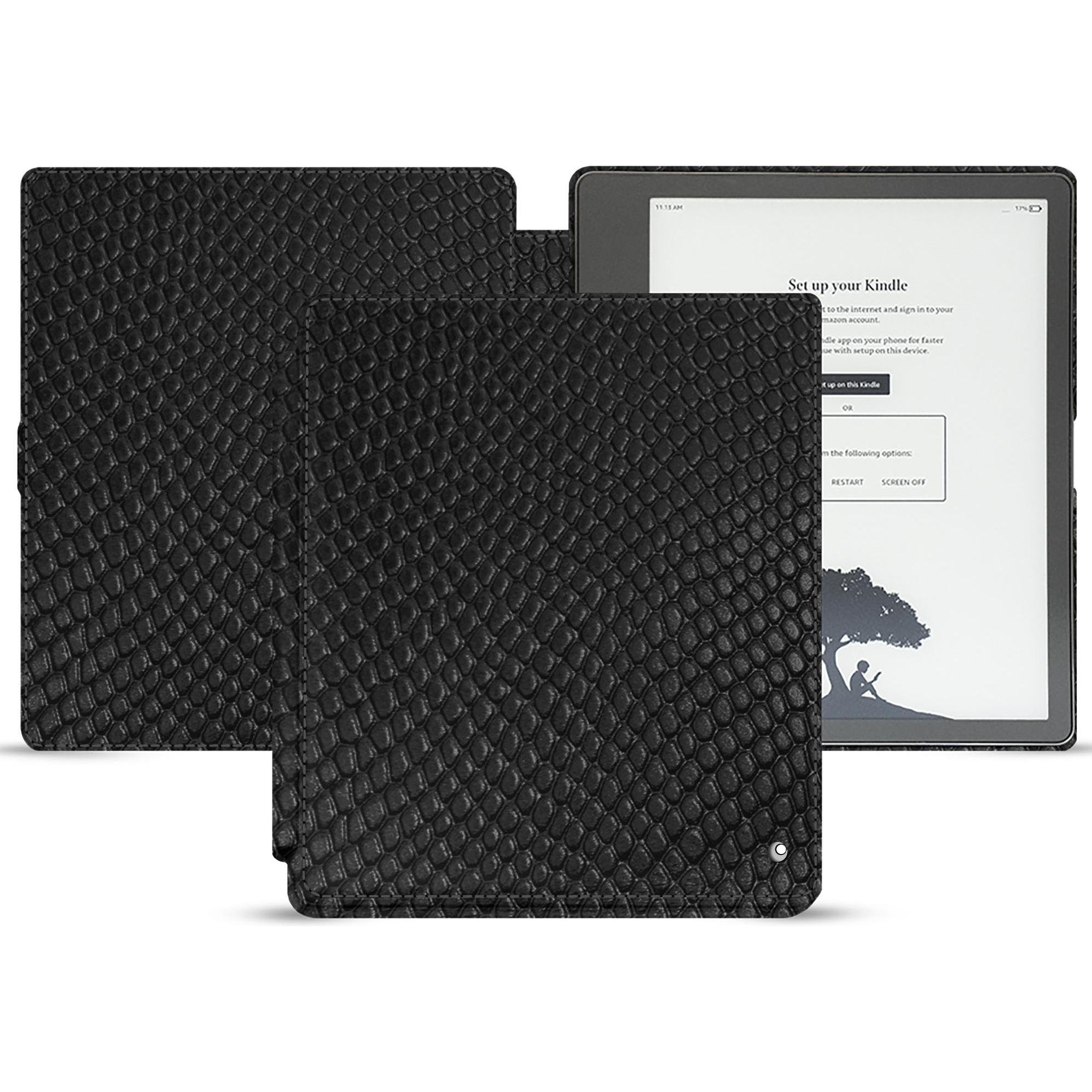 Noreve Lederschutzhülle horizontal (Kindle), Tablet Hülle, Schwarz