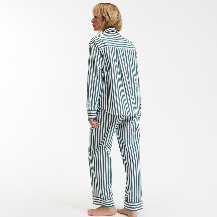 Produktbild La Redoute Collections Gestreifter Pyjama Carlita aus Popeline (XL)
