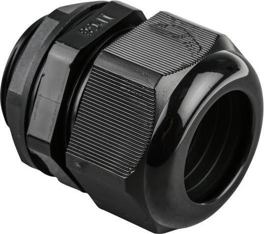 RS PRO Black Roundtop IP68 Cable Gland,M40
