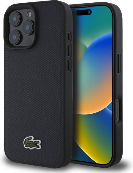 Produktbild Lacoste LCHMP16LPVCV iPhone 16 Pro 6.3" granatowy/navy hardcase Iconic Petit Pique MagSafe (Apple iPhone 16 Pro)