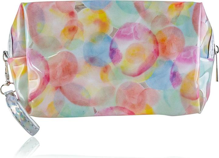 Produktbild Accentra Kosmetiktasche / Kulturbeutel mit buntem Seifenblasenprint