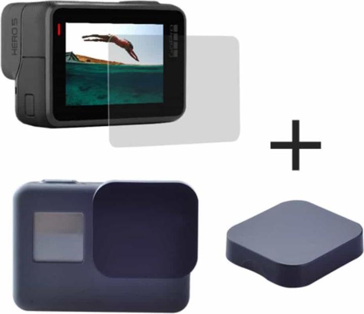 Actual product image Ueli Express Armoured glass and lens cover for GoPro Hero 7 / 6 / 5