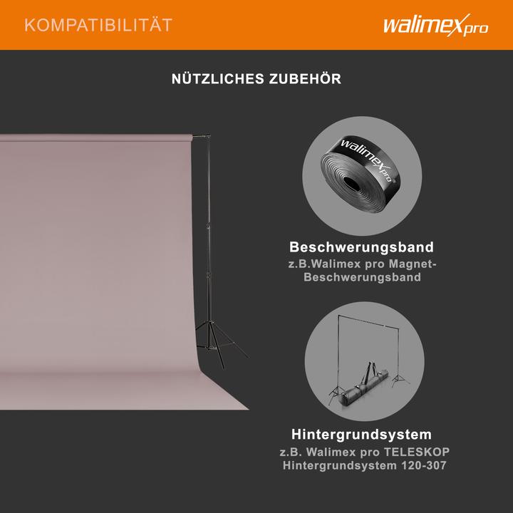 Produktbild Walimex pro Hintergrundkarton 2,72x10m, soft lilac (272 cm, 1000 cm)