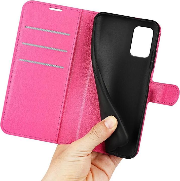 Actual product image Cover-Discount Nokia C32 - Leather Case Cover pink (Nokia C32)