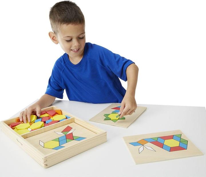 Produktbild Melissa & Doug Pattern Blocks and Boards