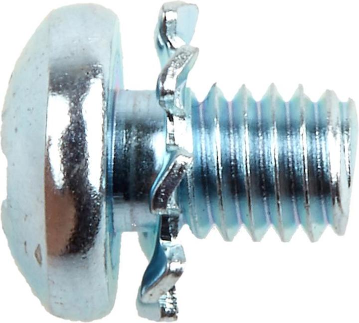 Produktbild RS PRO Schrauben mit Zahnscheibe M4x6mm