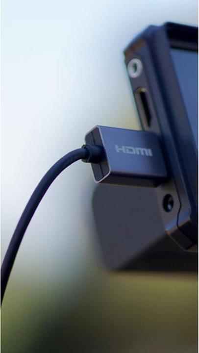 Actual product image False ZILR 4Kp60 50cm Hyper Thin High Speed HDMI Secure Right Angle Cable with Ethernet (0.50 m)