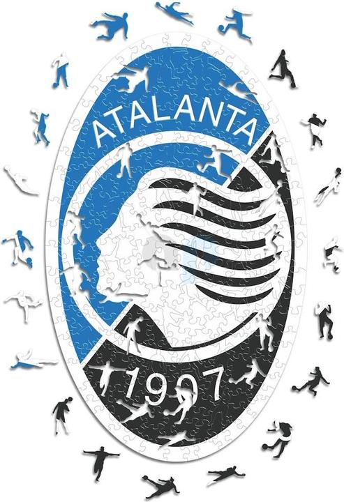 Immagine prodotto Iconic Atalanta BC - Logo - Puzzle in Legno Taglia L (500 Pezzi) (500 pezzi)