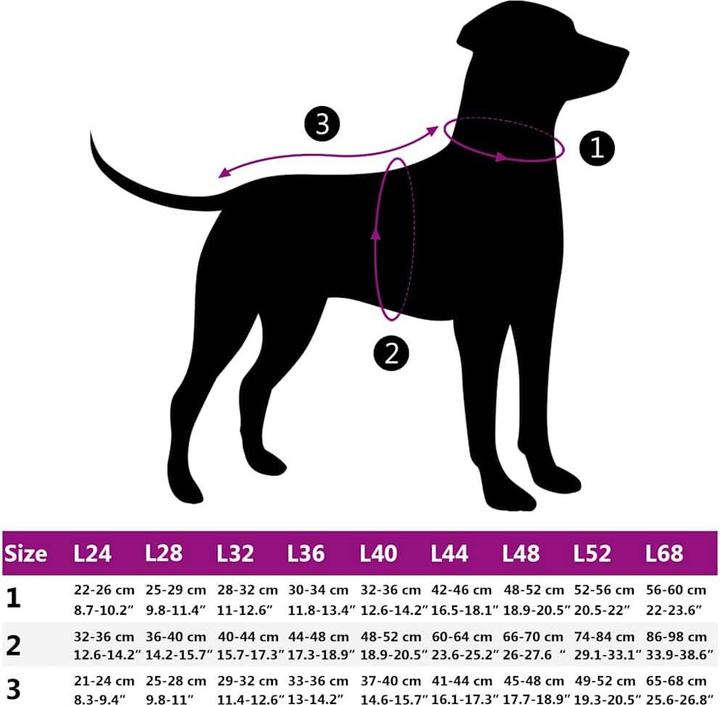 Produktbild vidaXL Hundemantel mit Geschirr Wasserdicht Reflektierend (44, Hundemantel)