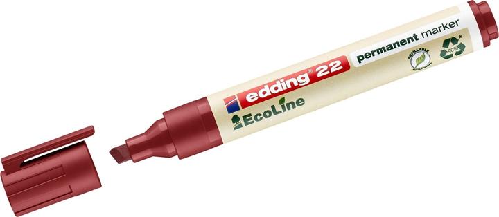Produktbild Edding 10 22 EcoLine Permanentmarker rot 1,0 - 5,0 mm (10 x)