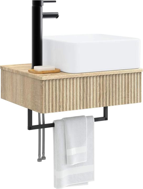 Actual product image vidaXL Wandmontiertes Waschbecken (410 mm, 500 mm)