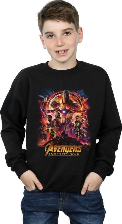 Produktbild Avengers Infinity War Movie Poster Sweatshirt Jungen (128)