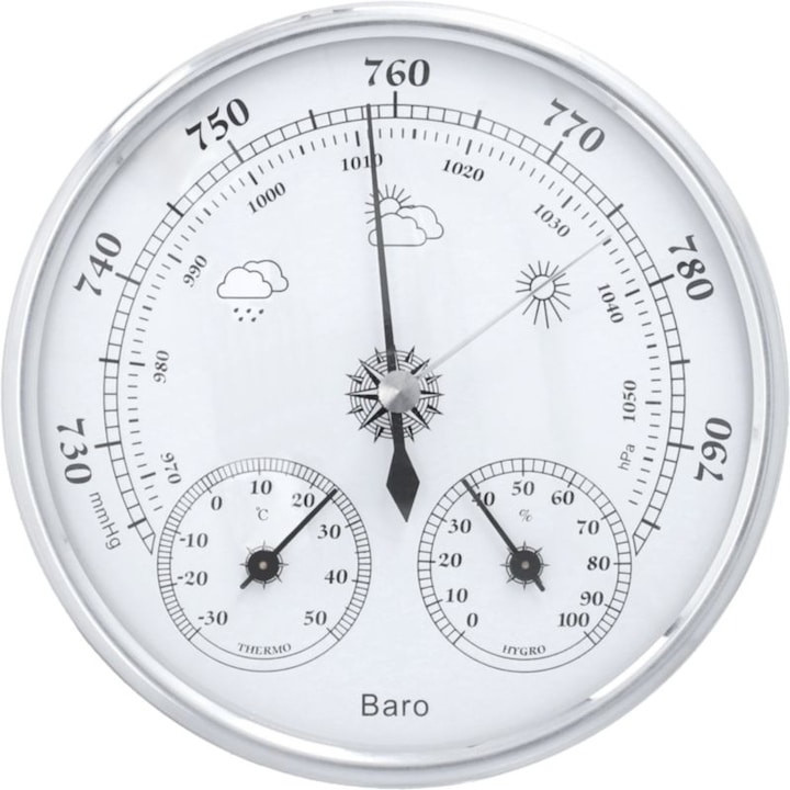 Actual product image Unitec Baro- / Thermo- / Hygrometer