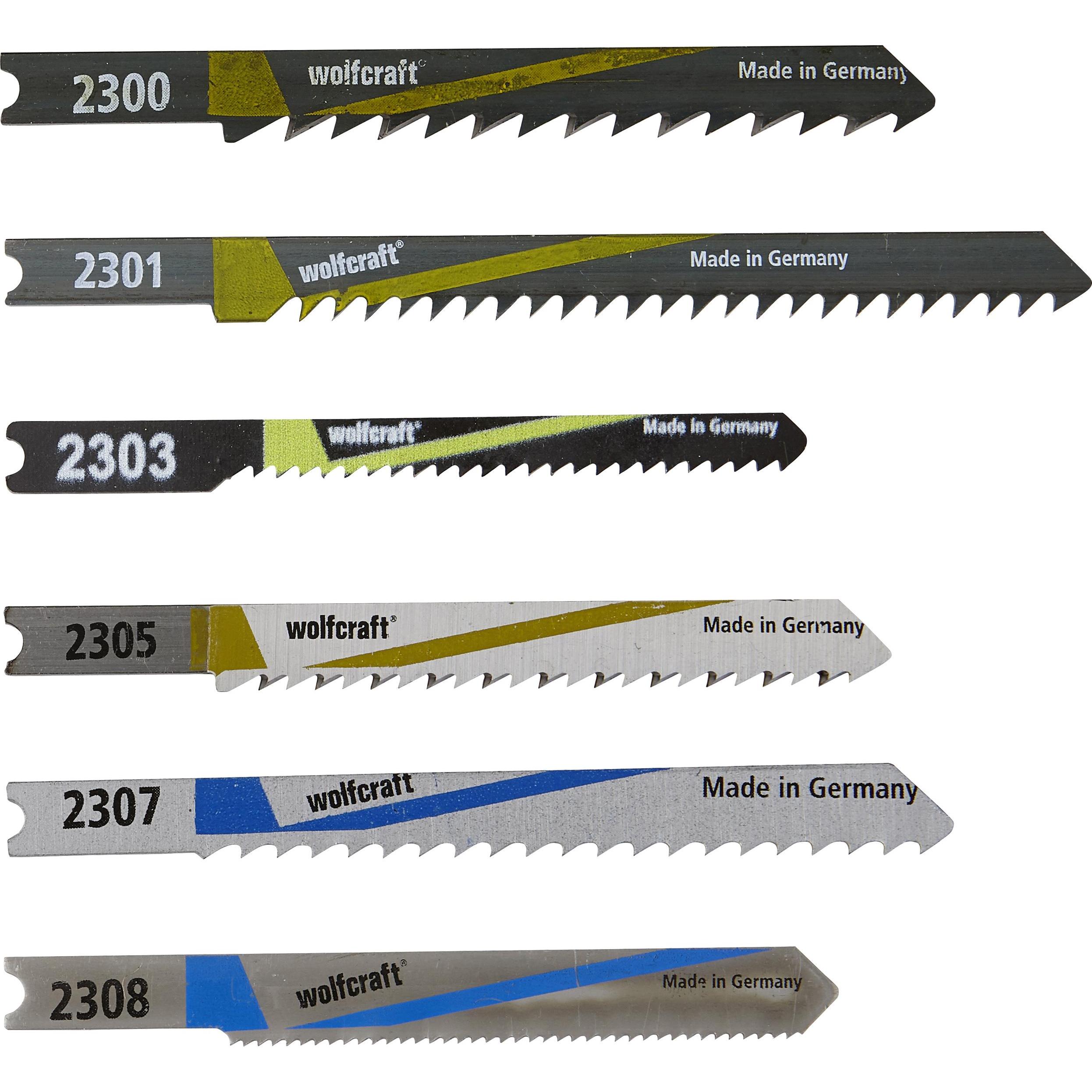 wolfcraft, Sägeblatt, 10 Stichsägeblätter 2356000 Ho