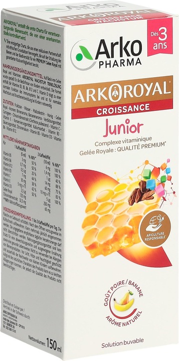 Produktbild Arkopharma Arkoroyal Junior Sirup Wachstum (1 Stück, Flüssigkeit, 232 g)