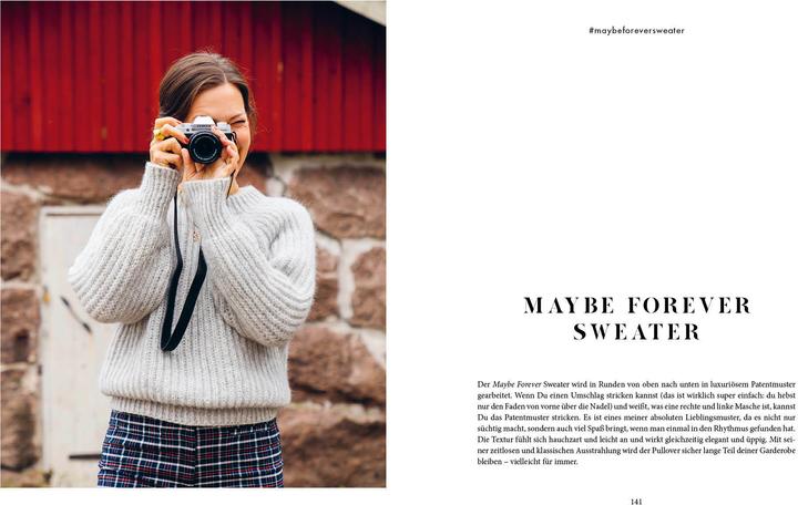 Actual product image Knit this! - Das Wohlfühl-Strickbuch (German, Judith Kutscher, Veronika Lindberg, 2023)