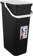 Produktbild Tontarelli Modeeimer mit Griff 38l weiss/schwarz (38 l)