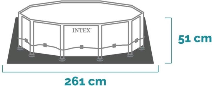 Actual product image Intex Pool Metal Frame (Ø 244 x 51 cm)