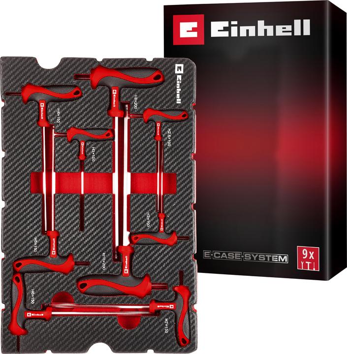 Einhell Einleger E-Case T-Griff 9-tlg.