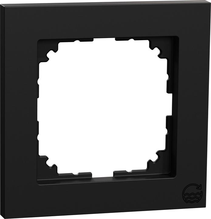 Merten M-Pure-Rahmen 1fach MEG4010-3603 schwarz matt M-Pure
