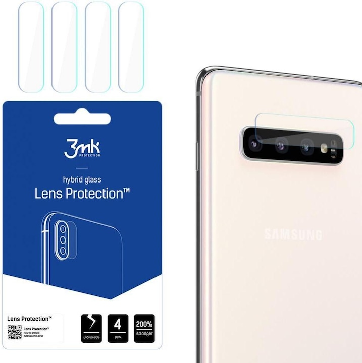 Produktbild 3MK hybrid glass Lens Protection for Samsung Galaxy S10 Plus (1 Stück, Samsung Galaxy S10+)