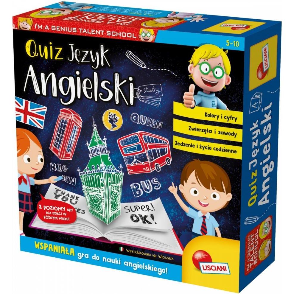 Lisciani Das Spiel ist ein Genie-Quiz in englischer Sprache (Englisch)