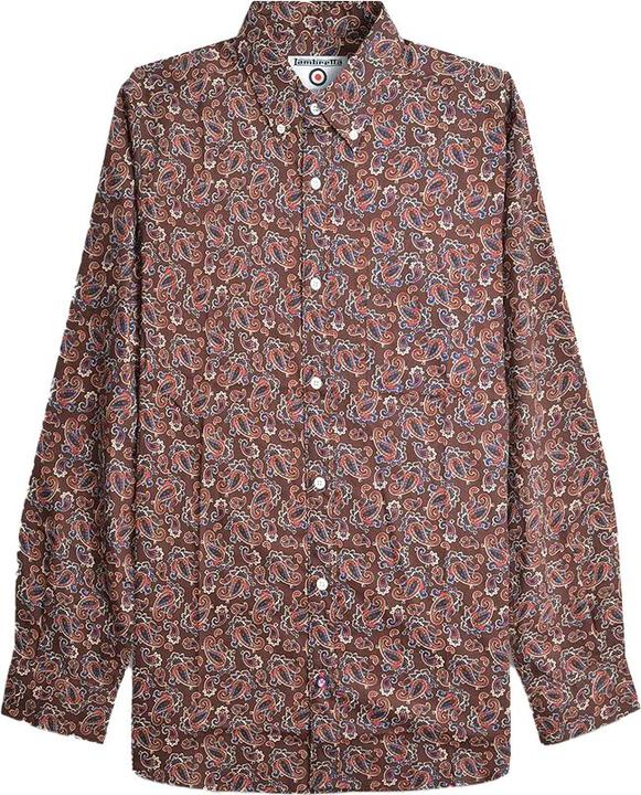 Immagine prodotto Lambretta Camicia Paisley Manica Lunga Uomo (M)