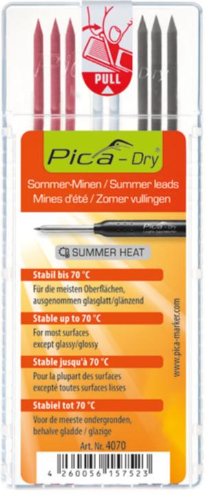 Actual product image Pica Replacement refills DRY SUMMER (8 pcs., 2.80 mm, 2B)