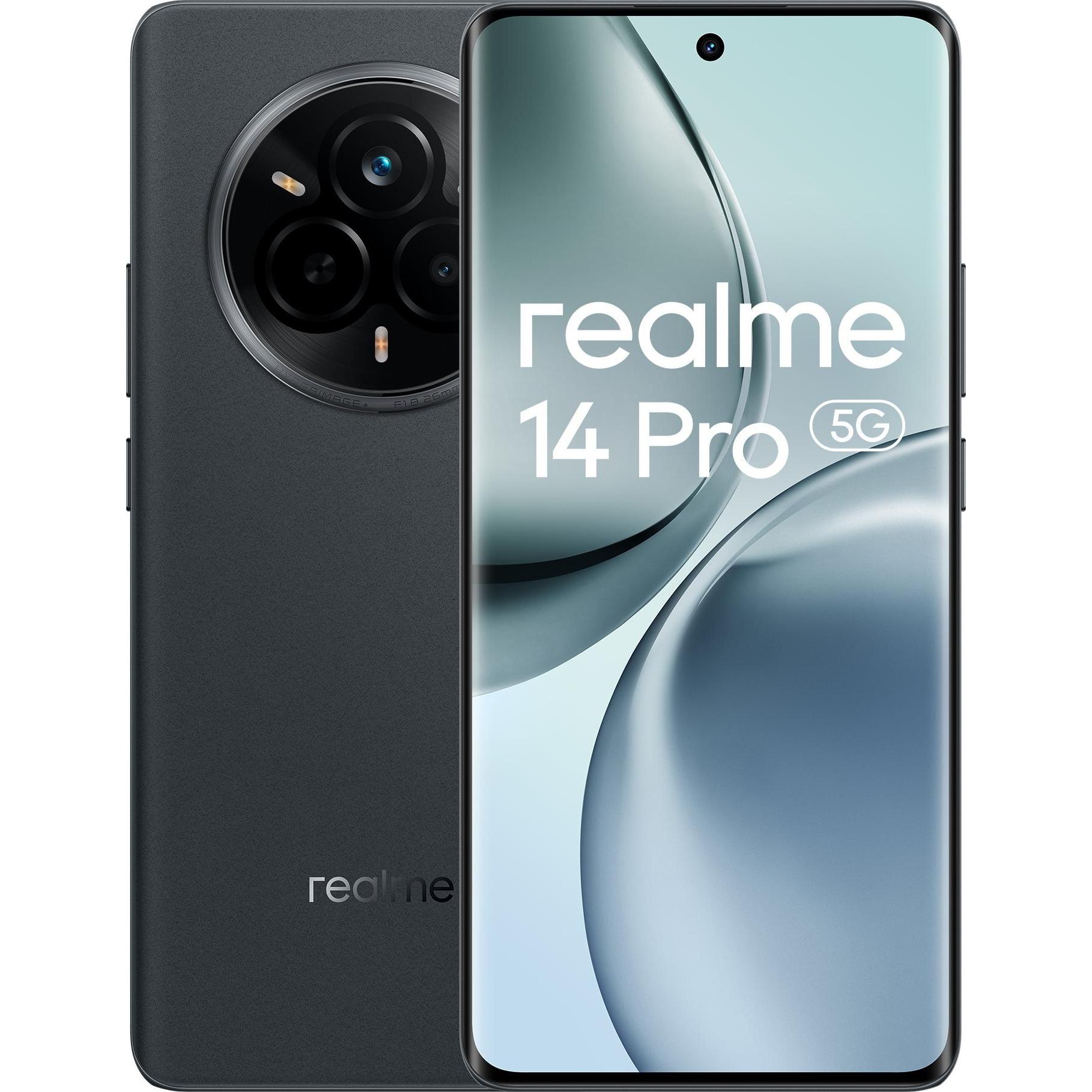 realme Realme 14 Pro (512 GB, Suede Grey, 6.77", Dual SIM, 50 Mpx, 5G), Smartphone, Grau