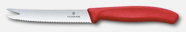 Actual product image Victorinox Swiss Classic, cheese and sausage knife, 11cm, fork tip, red (11 cm)